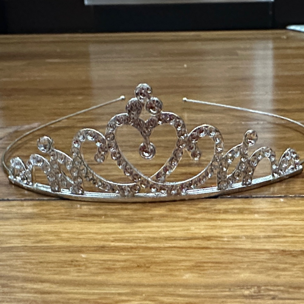 Elegant Silver Tiara Headband